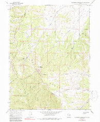 Strawberry Reservoir SW Utah Historical topographic map, 1:24000 scale, 7.5 X 7.5 Minute, Year 1966