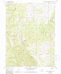 Strawberry Reservoir SW Utah Historical topographic map, 1:24000 scale, 7.5 X 7.5 Minute, Year 1966