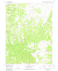 Strawberry Reservoir SW Utah Historical topographic map, 1:24000 scale, 7.5 X 7.5 Minute, Year 1966