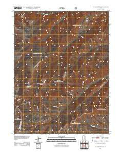 Strawberry Peak Utah Historical topographic map, 1:24000 scale, 7.5 X 7.5 Minute, Year 2011