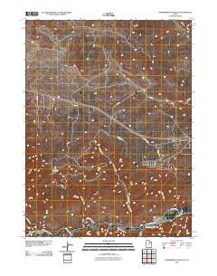 Strawberry Pinnacles Utah Historical topographic map, 1:24000 scale, 7.5 X 7.5 Minute, Year 2010