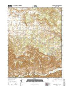 Strawberry Pinnacles Utah Current topographic map, 1:24000 scale, 7.5 X 7.5 Minute, Year 2014