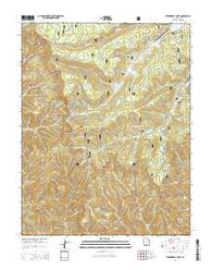 Strawberry Point Utah Current topographic map, 1:24000 scale, 7.5 X 7.5 Minute, Year 2014