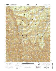 Strawberry Point Utah Current topographic map, 1:24000 scale, 7.5 X 7.5 Minute, Year 2014