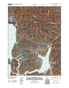 Strawberry Reservoir NE Utah Historical topographic map, 1:24000 scale, 7.5 X 7.5 Minute, Year 2011