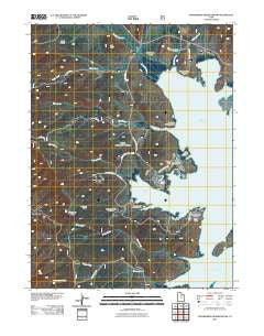 Strawberry Reservoir NW Utah Historical topographic map, 1:24000 scale, 7.5 X 7.5 Minute, Year 2011