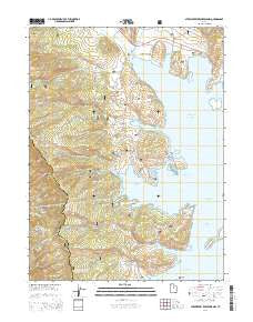 Strawberry Reservoir NW Utah Current topographic map, 1:24000 scale, 7.5 X 7.5 Minute, Year 2014