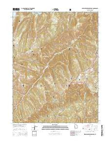 Strawberry Reservoir SE Utah Current topographic map, 1:24000 scale, 7.5 X 7.5 Minute, Year 2014