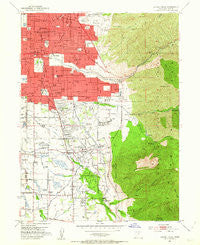Sugar House Utah Historical topographic map, 1:24000 scale, 7.5 X 7.5 Minute, Year 1952