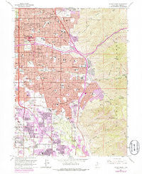 Sugar House Utah Historical topographic map, 1:24000 scale, 7.5 X 7.5 Minute, Year 1963