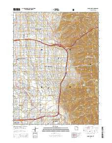 Sugar House Utah Current topographic map, 1:24000 scale, 7.5 X 7.5 Minute, Year 2014