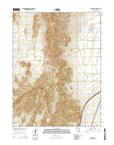Sugarloaf Utah Current topographic map, 1:24000 scale, 7.5 X 7.5 Minute, Year 2014