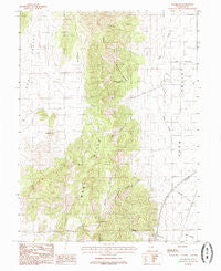 Sugarloaf Utah Historical topographic map, 1:24000 scale, 7.5 X 7.5 Minute, Year 1983