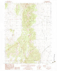 Sugarloaf Utah Historical topographic map, 1:24000 scale, 7.5 X 7.5 Minute, Year 1983