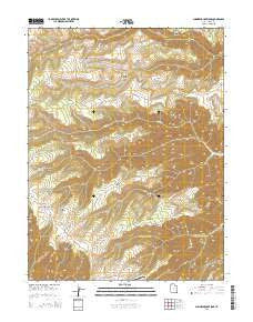 Summerhouse Ridge Utah Current topographic map, 1:24000 scale, 7.5 X 7.5 Minute, Year 2014