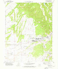 Summit Utah Historical topographic map, 1:24000 scale, 7.5 X 7.5 Minute, Year 1972