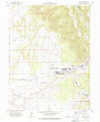 Sunnyside Utah Historical topographic map, 1:24000 scale, 7.5 X 7.5 Minute, Year 1972