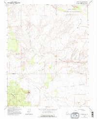 Sunset Flat Utah Historical topographic map, 1:24000 scale, 7.5 X 7.5 Minute, Year 1964