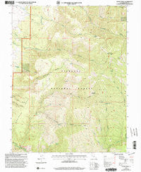 Sunset Peak Utah Historical topographic map, 1:24000 scale, 7.5 X 7.5 Minute, Year 2001