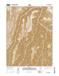 Supply Canyon Utah Current topographic map, 1:24000 scale, 7.5 X 7.5 Minute, Year 2014