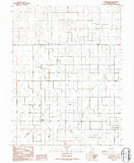 Sutherland Utah Historical topographic map, 1:24000 scale, 7.5 X 7.5 Minute, Year 1986