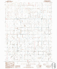 Sutherland Utah Historical topographic map, 1:24000 scale, 7.5 X 7.5 Minute, Year 1986