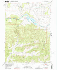 Swallow Canyon Utah Historical topographic map, 1:24000 scale, 7.5 X 7.5 Minute, Year 1952