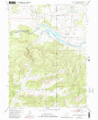 Swallow Canyon Utah Historical topographic map, 1:24000 scale, 7.5 X 7.5 Minute, Year 1952