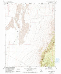 Swasey Peak SW Utah Historical topographic map, 1:24000 scale, 7.5 X 7.5 Minute, Year 1972