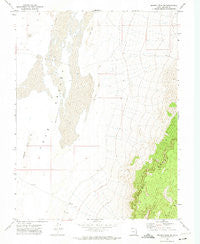 Swasey Peak SW Utah Historical topographic map, 1:24000 scale, 7.5 X 7.5 Minute, Year 1972