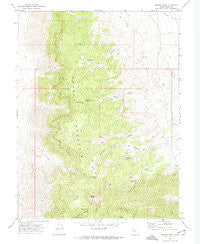 Swasey Peak Utah Historical topographic map, 1:24000 scale, 7.5 X 7.5 Minute, Year 1972