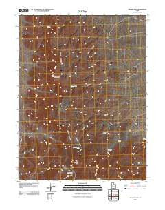 Swasey Peak Utah Historical topographic map, 1:24000 scale, 7.5 X 7.5 Minute, Year 2010