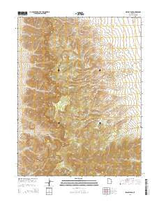Swasey Peak Utah Current topographic map, 1:24000 scale, 7.5 X 7.5 Minute, Year 2014