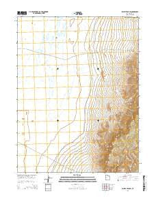 Swasey Peak SW Utah Current topographic map, 1:24000 scale, 7.5 X 7.5 Minute, Year 2014