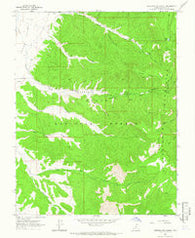 Sweetwater Creek Utah Historical topographic map, 1:24000 scale, 7.5 X 7.5 Minute, Year 1964