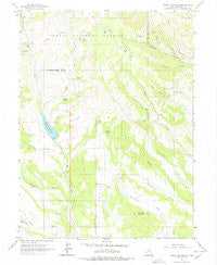 Tabby Mountain Utah Historical topographic map, 1:24000 scale, 7.5 X 7.5 Minute, Year 1962