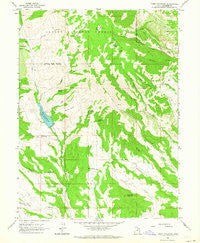 Tabby Mountain Utah Historical topographic map, 1:24000 scale, 7.5 X 7.5 Minute, Year 1962