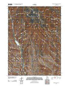 Tabby Mountain Utah Historical topographic map, 1:24000 scale, 7.5 X 7.5 Minute, Year 2010