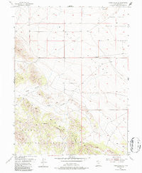 Tabbys Peak SE Utah Historical topographic map, 1:24000 scale, 7.5 X 7.5 Minute, Year 1955