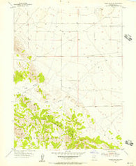 Tabbys Peak SE Utah Historical topographic map, 1:24000 scale, 7.5 X 7.5 Minute, Year 1955