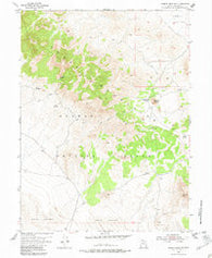 Tabbys Peak SW Utah Historical topographic map, 1:24000 scale, 7.5 X 7.5 Minute, Year 1955