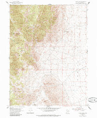 Tabbys Peak Utah Historical topographic map, 1:24000 scale, 7.5 X 7.5 Minute, Year 1955