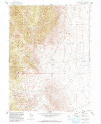 Tabbys Peak Utah Historical topographic map, 1:24000 scale, 7.5 X 7.5 Minute, Year 1993