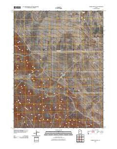 Tabbys Peak SE Utah Historical topographic map, 1:24000 scale, 7.5 X 7.5 Minute, Year 2011