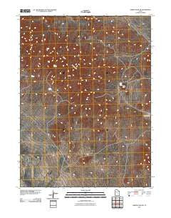 Tabbys Peak SW Utah Historical topographic map, 1:24000 scale, 7.5 X 7.5 Minute, Year 2011