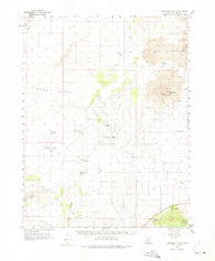 Tabernacle Hill Utah Historical topographic map, 1:62500 scale, 15 X 15 Minute, Year 1962