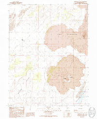 Tabernacle Hill Utah Historical topographic map, 1:24000 scale, 7.5 X 7.5 Minute, Year 1986