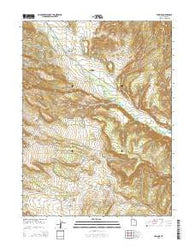 Tabiona Utah Current topographic map, 1:24000 scale, 7.5 X 7.5 Minute, Year 2014