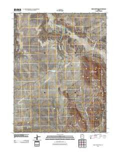 Table Mountain Utah Historical topographic map, 1:24000 scale, 7.5 X 7.5 Minute, Year 2010