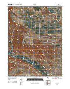 Talmage Utah Historical topographic map, 1:24000 scale, 7.5 X 7.5 Minute, Year 2010